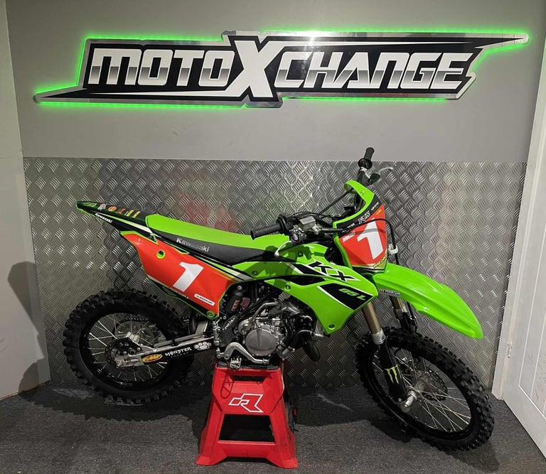 image for 2023 KAWASAKI KX 85.....1 OWNER FRON NEW.....LOW USE....£3395....MOTO X CHANGE 