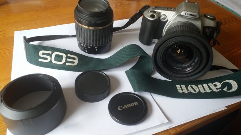 Canon EOS 500 N with two Zoom Lenses.