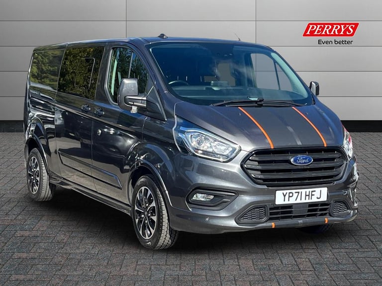 2021 Ford Transit Custom 2.0 EcoBlue 185ps Low Roof D/Cab Sport Van Crew Bus DIESEL Manual