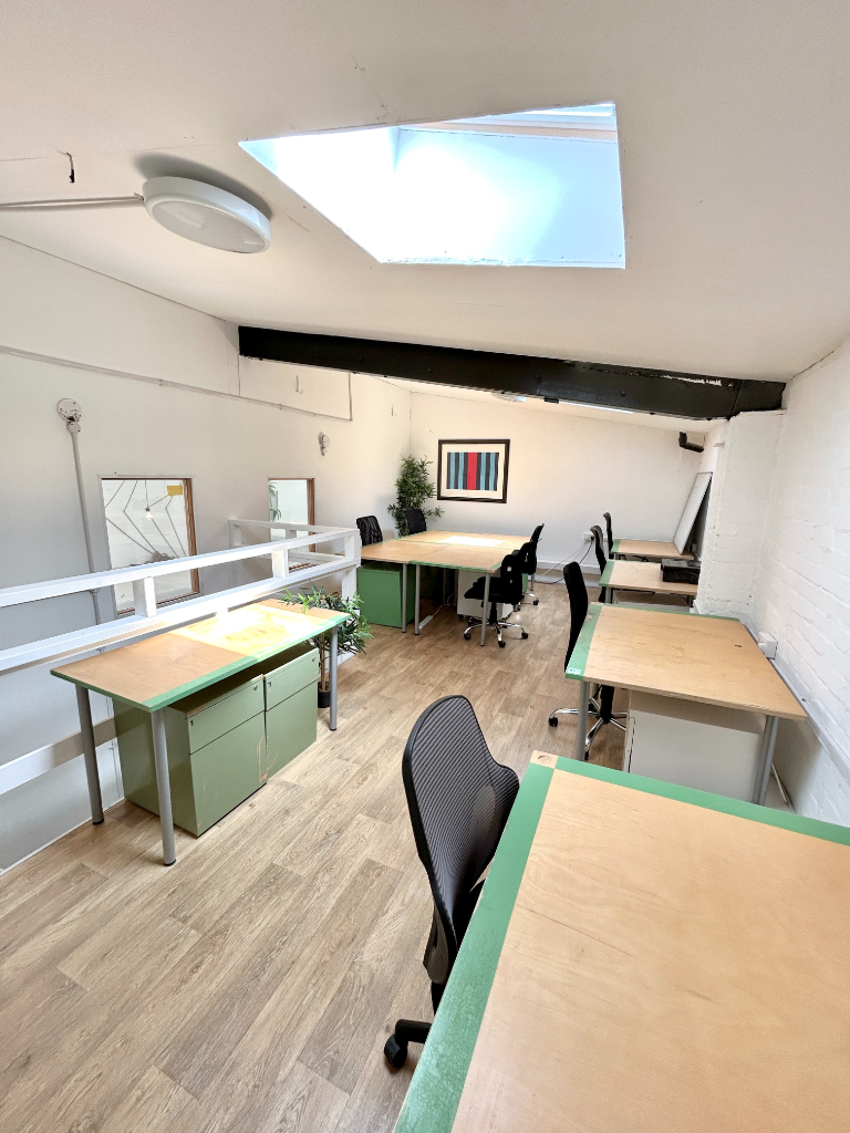 Co-working Fixed Desk Space in Shared Creative Studio by Homerton Station in Hackney