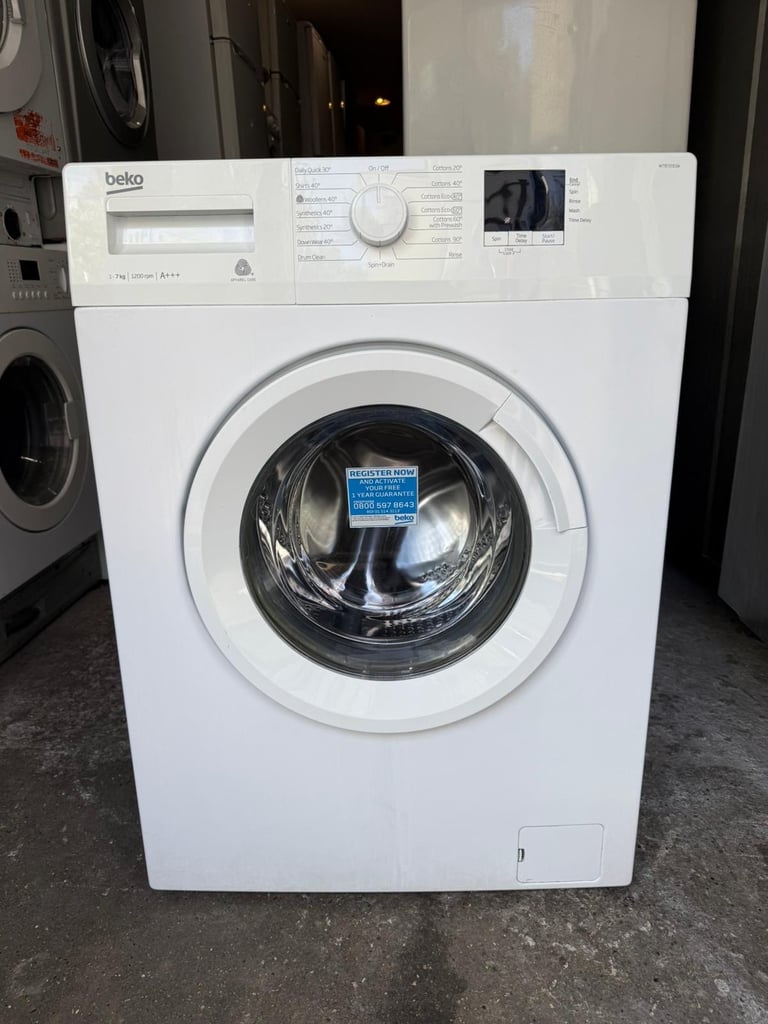 image for Beko 7kg Washing Machine With Free Delivery N Warranty 