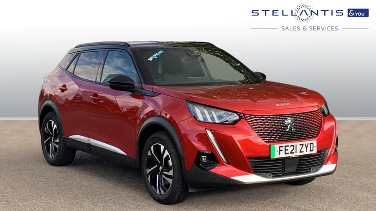 image for 2021 Peugeot 2008 50kWh GT SUV 5dr Electric Auto (136 ps) SUV Electric Automatic