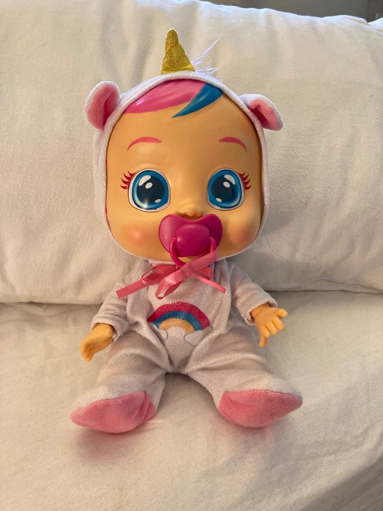 image for Cry baby doll who cries when you take her dummy out