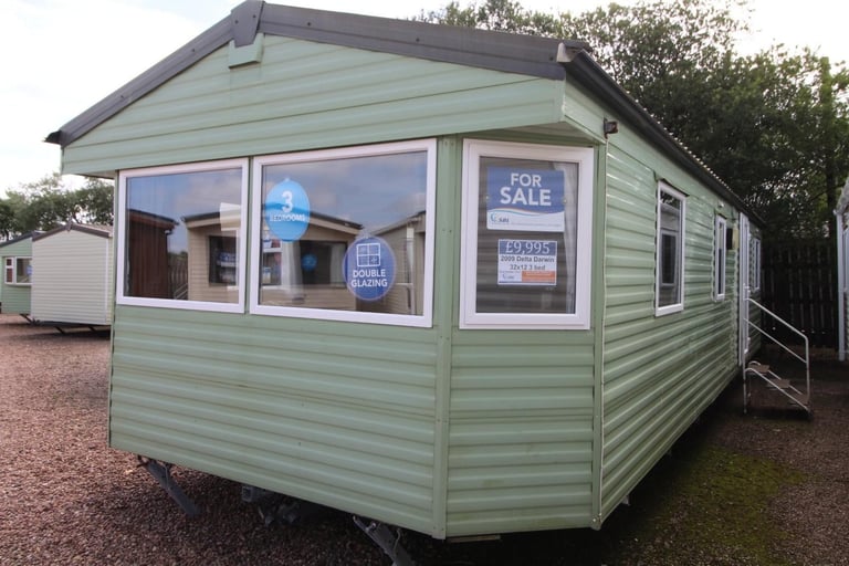 Delta Darwin 32x12 3 bed 2009 preowned static caravan for sale offsite