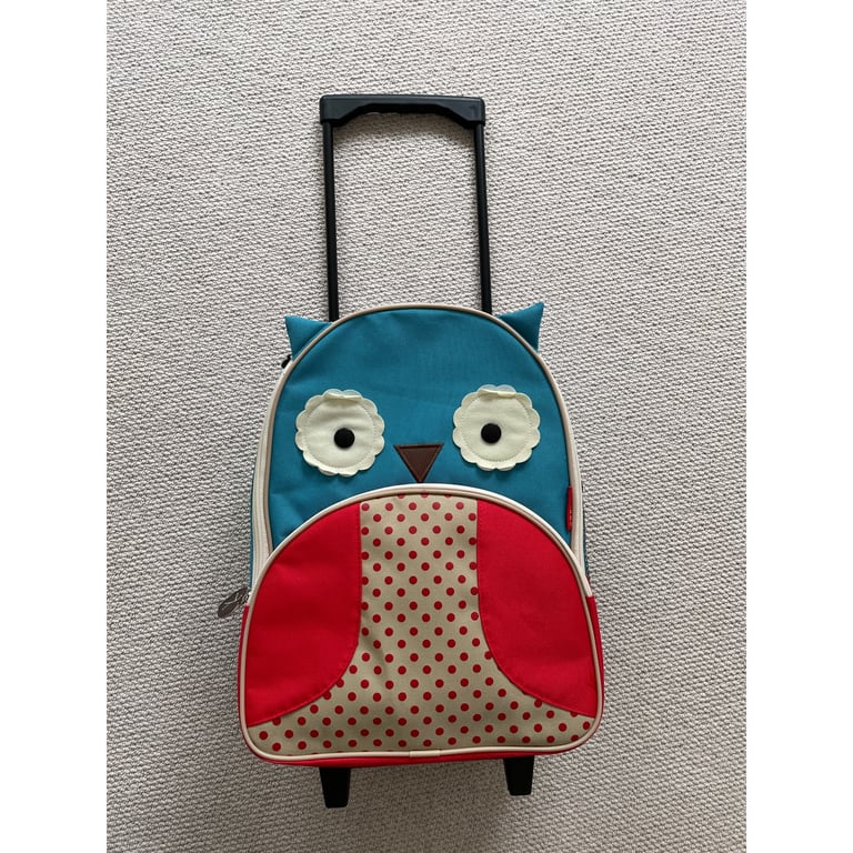 Skip hop zoo owl luggage bag wheelie 