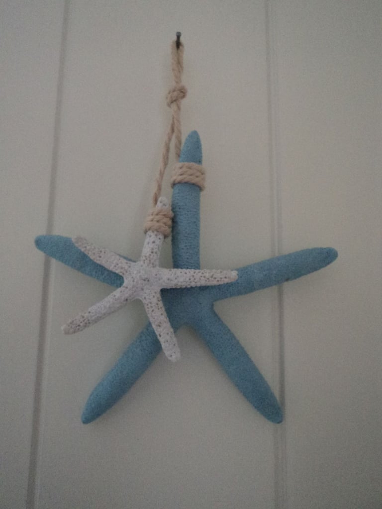 New star fish shaped beach themed hanging ornament. £2