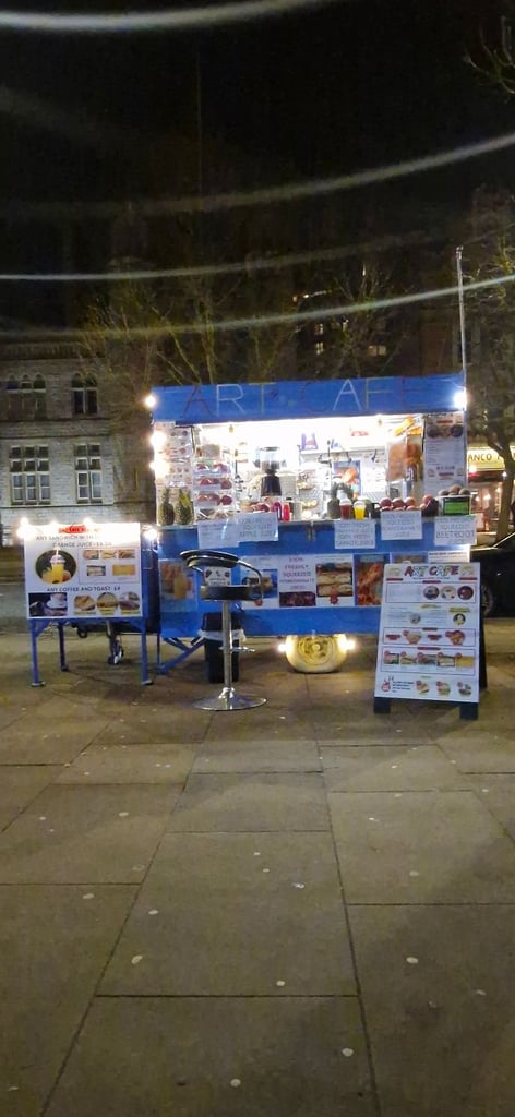 Food Trailer with Coffee Machine for Sale 