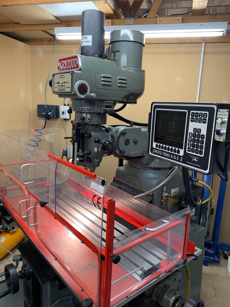XYZ PRO 2000 CNC 2 AXIS TURRET MILLING MACHINE YEAR 2000 **NO VAT**