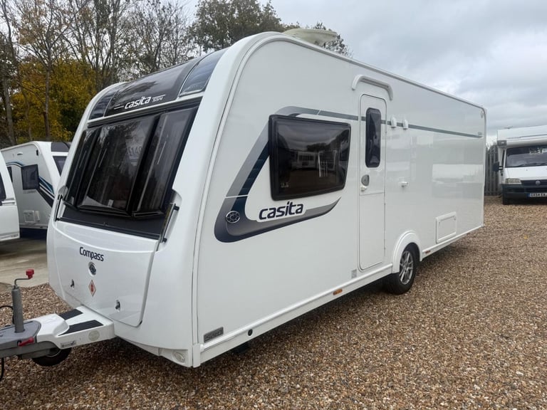 image for 2017 Compass Casita fixed island bed caravan