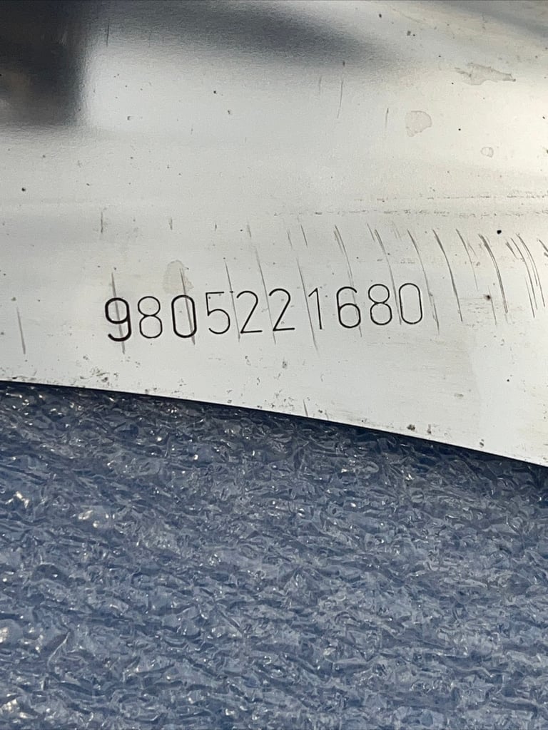 Genuine 3008 facelift 2016 chrom mufer molding lower front Bumper  