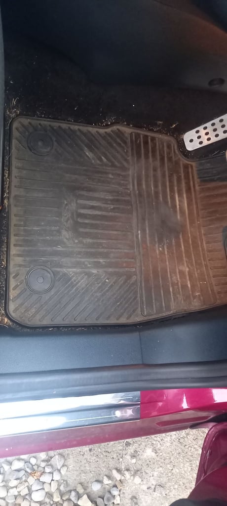 Ford fiesta mk7 and mk7.5 genuine ford front rubber floor mats 