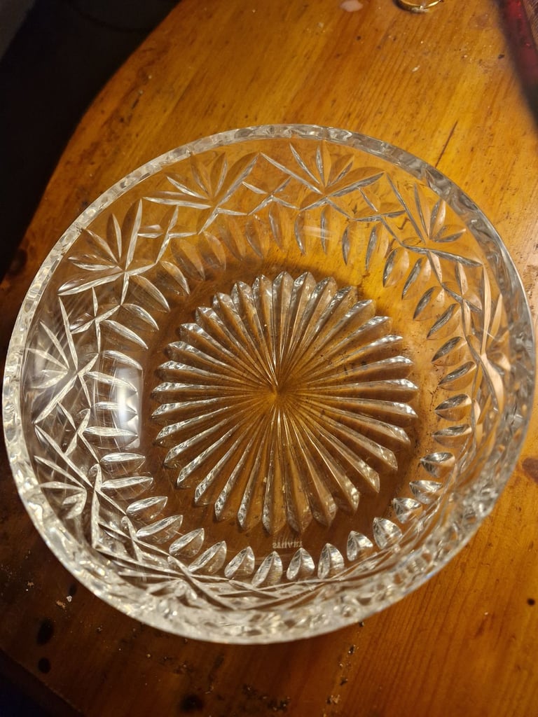 Crystal Bowl.Good Condition No Chips or Cracks