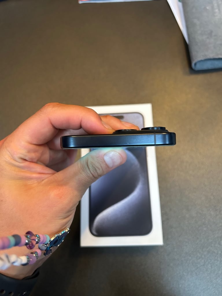 Apple iPhone 15 Pro Max Blue Titanium 256gb Unlocked 