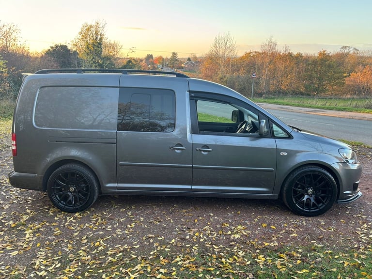 2013 Volkswagen Caddy Maxi 2.0 TDI 140PS Window Van*CREW CAB*TIMING BELT DONE*FULL SERVICE HISTOR...