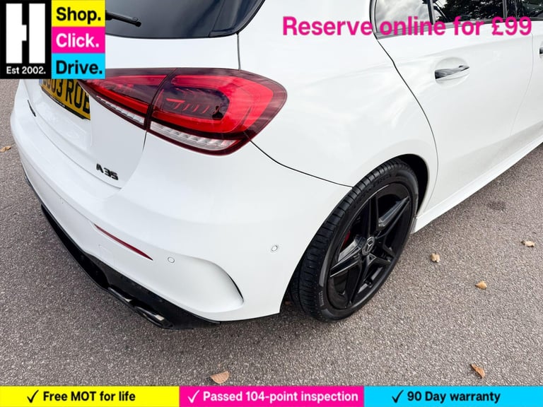  Mercedes-Benz A-Class 2.0 A35 AMG (Premium Plus) Hatchback 5dr Petrol SpdS DCT 4MATIC Euro 6 (s/...