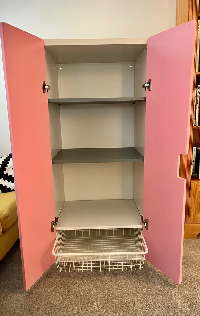 IKEA Stuva pink wardrobe