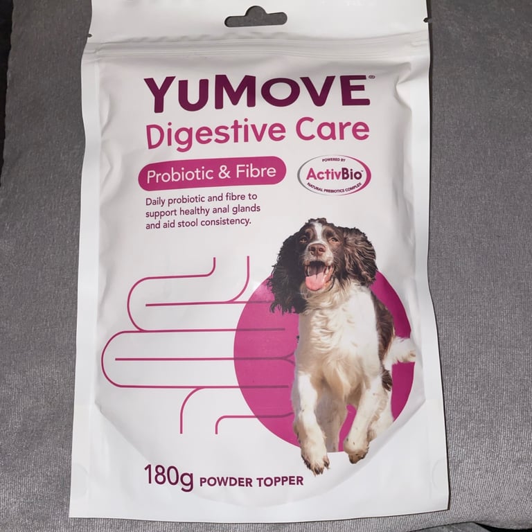 image for Yumove digestion care . Probiotic and fibre powder pack 180g , new unopened 