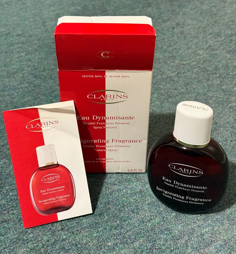 Clarins unisex perfume Eau Dynamisante Treatment Fragrance Spray 100ml – Brand New – Unisex