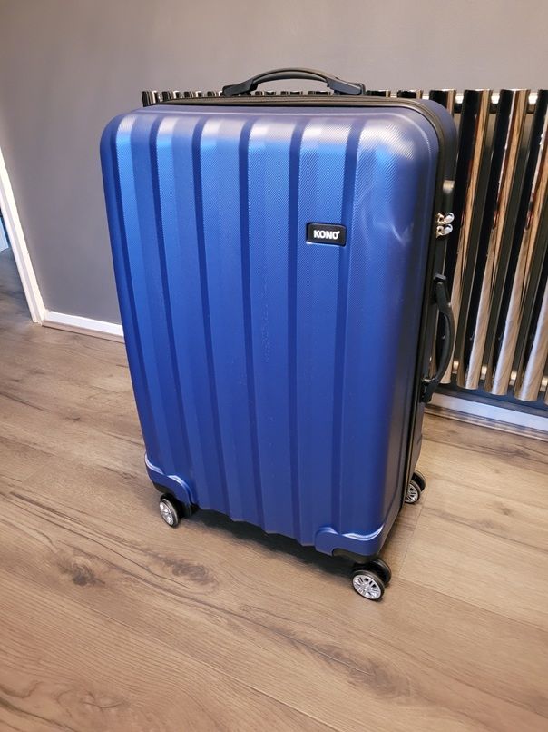 FOR SALE: KONO Hard Shell Suit Cases in Navy