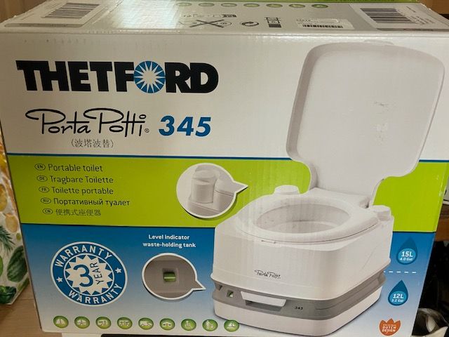 Brand new boxed camping toilet
