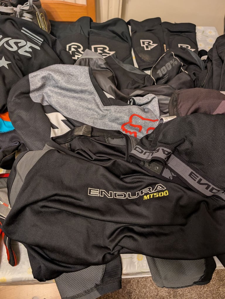 Job lot bundle MTB clothing and equipment 