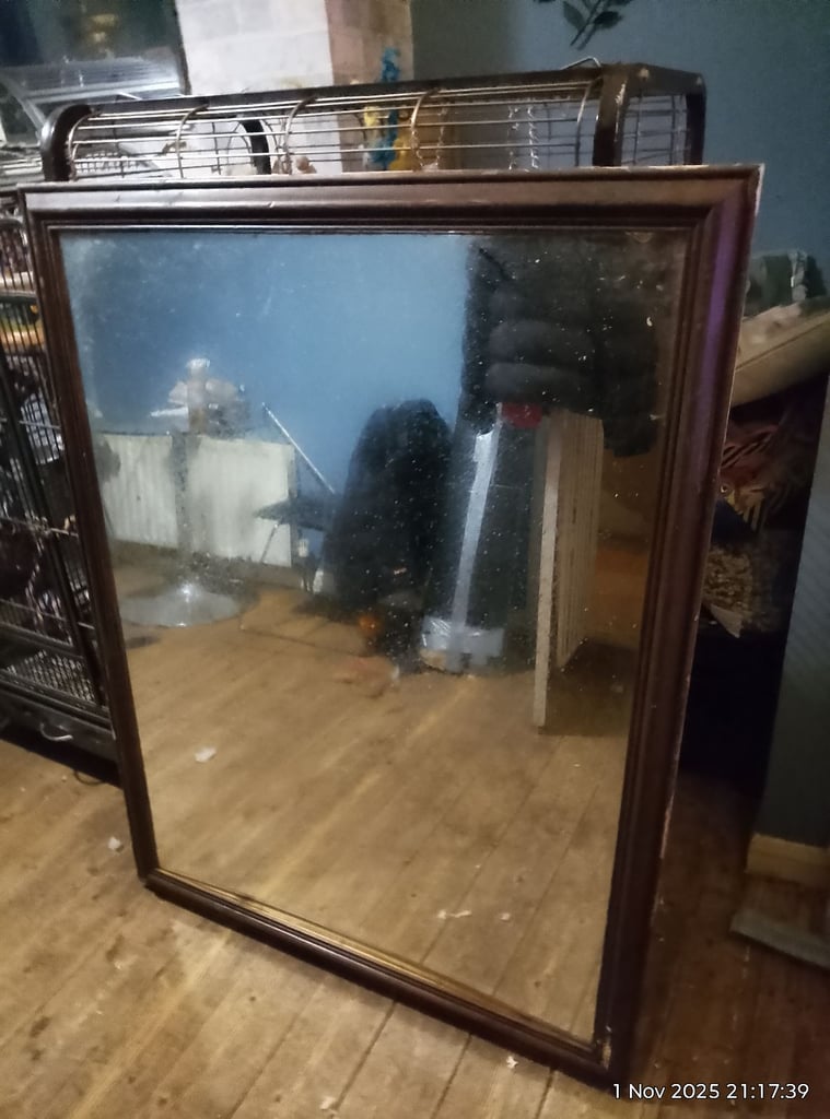 Large mirror wooden frame 