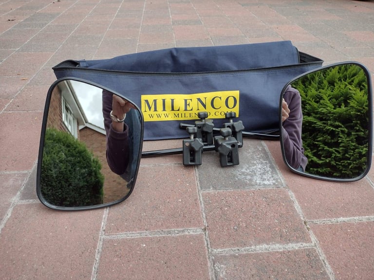 image for Milenco Caravan Towing Mirrors Grand Aero Flat