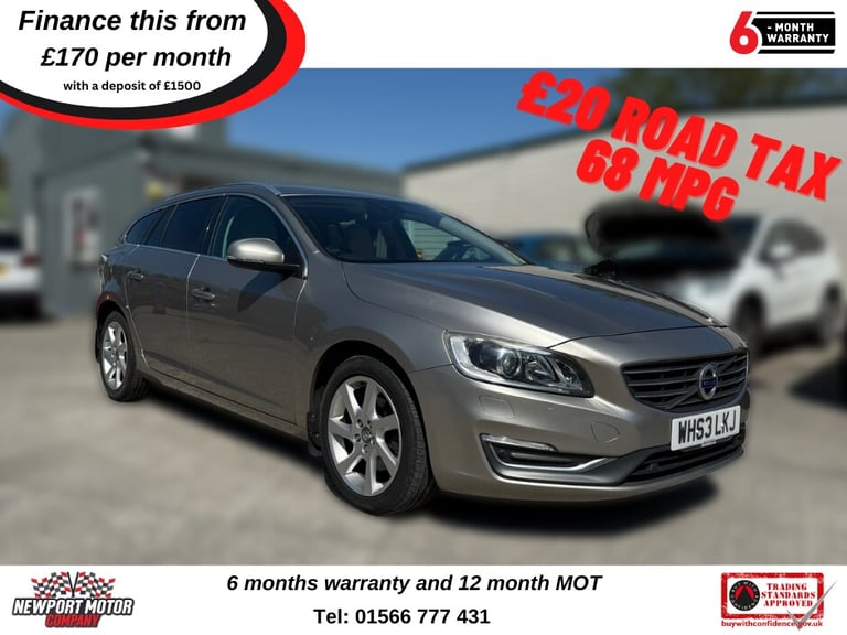 2013 Volvo V60 D2 [115] SE Lux 5dr ESTATE Diesel Manual