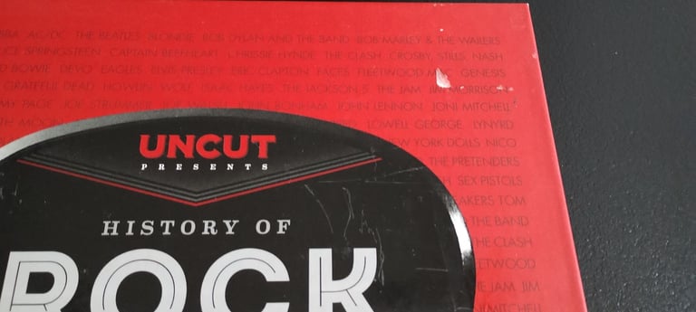 UNCUT PRESENTS THE HISTORY OF ROCK 1970'S HARDBACK BOOK