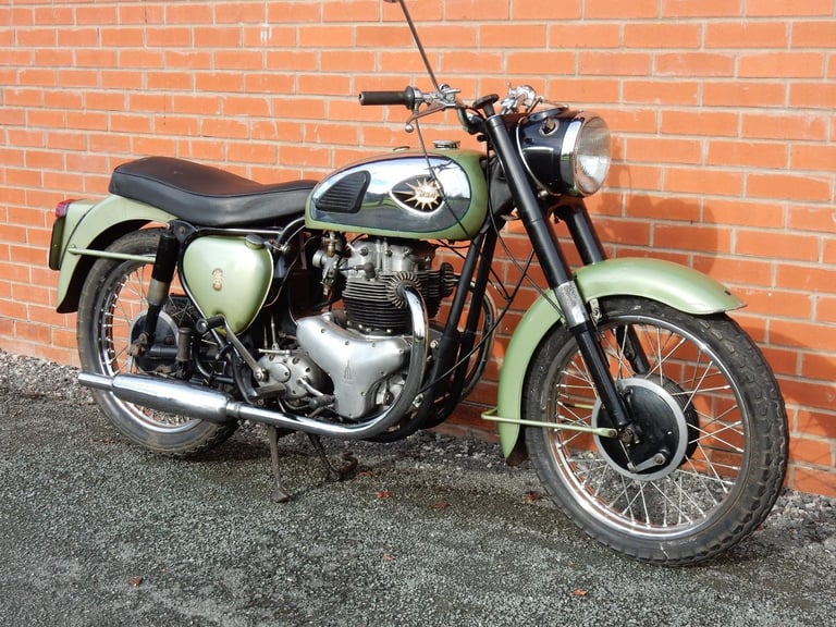 BSA GA7 SS 500cc 1962 ONE OF THE LAST MANUFACTURED IN ORIGINAL GREEN PAINTWORK