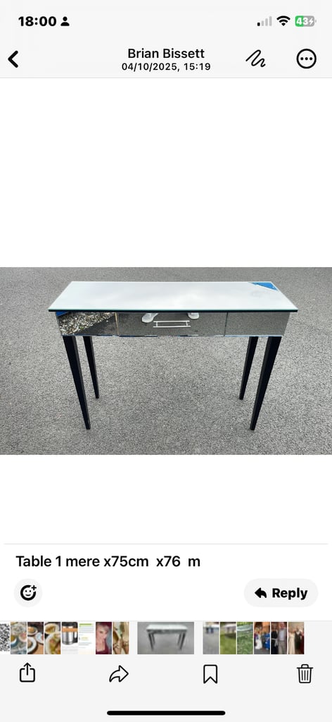 image for Hall table bedroom dresser stunning 