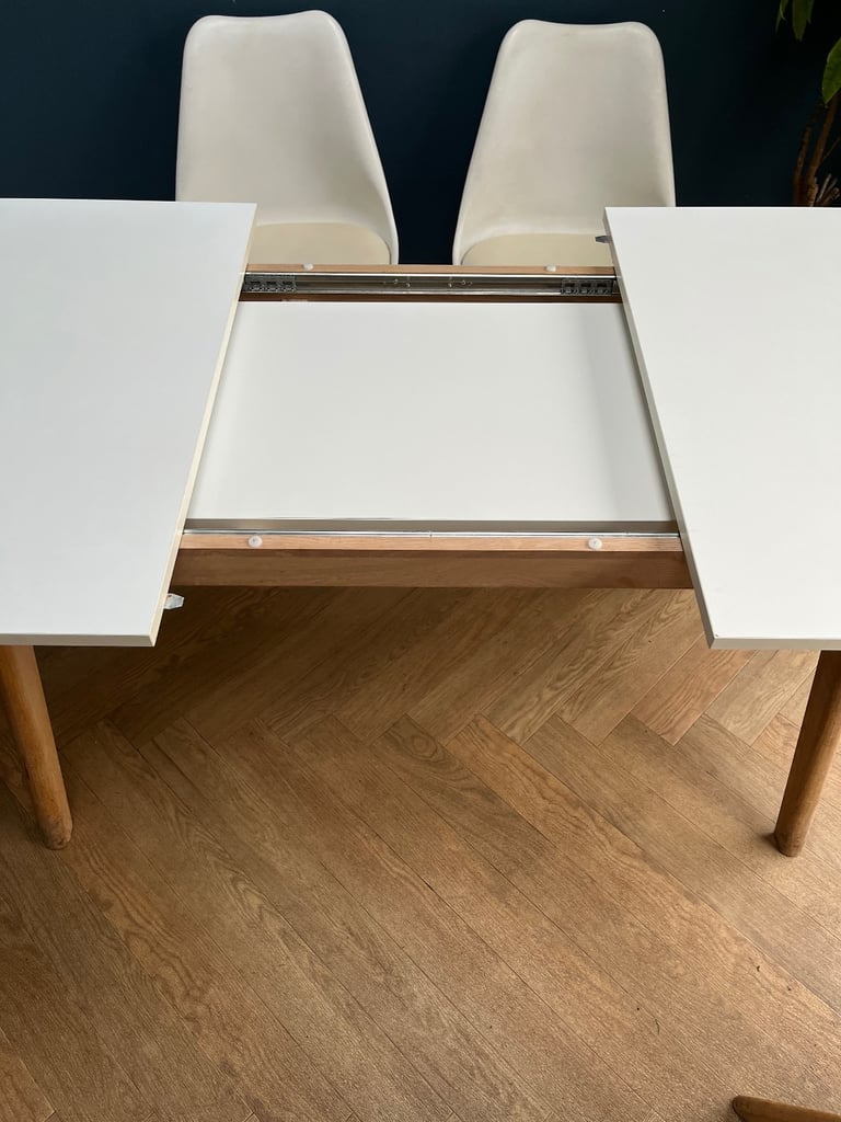 Habitat dining table and four chairs