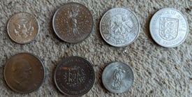 Seven rare coins