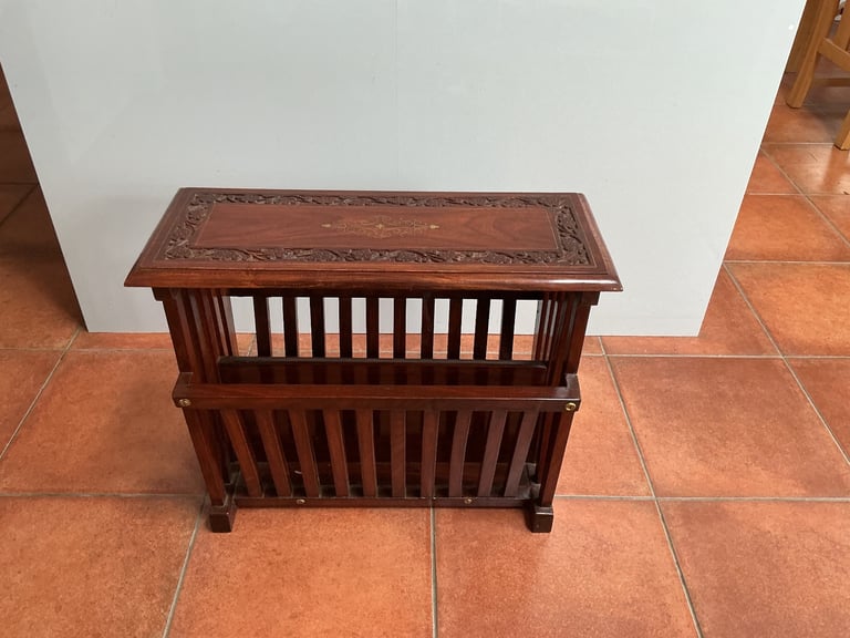 image for Mid century small table with storage