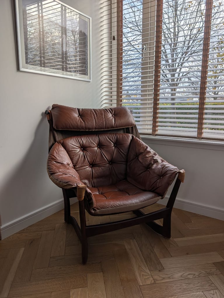 Mid Century Trega Lounge Chair by Tormod Alnæs for Sørlie Møbler, 1970s