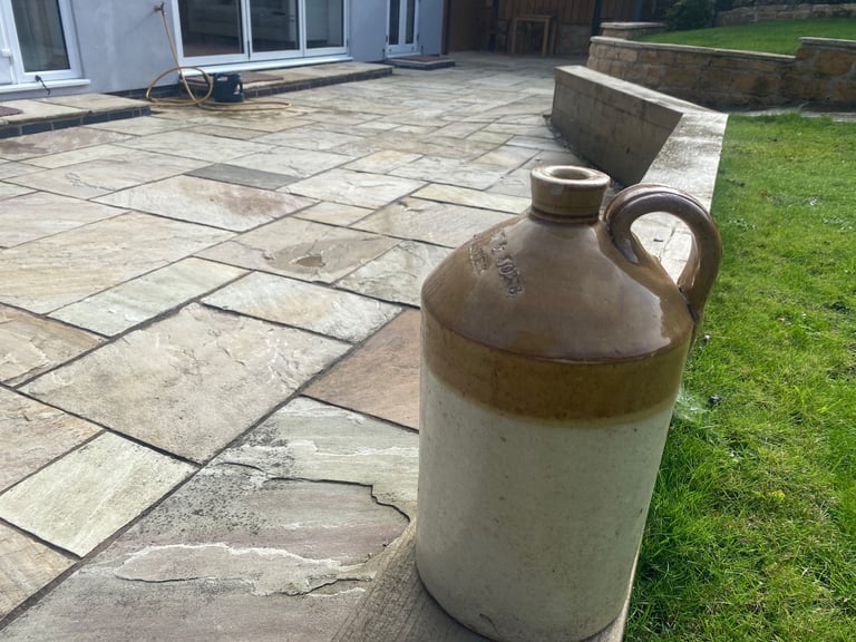 Old vinegar demijohn 
