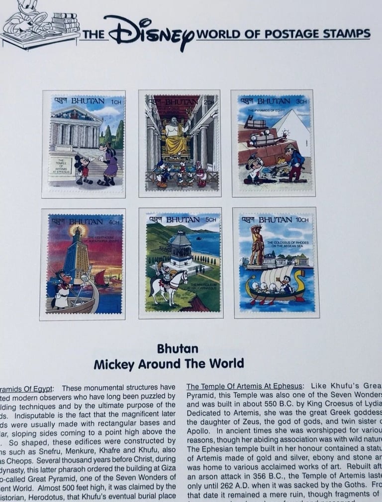 Gold Edition Disney World Of Stamps 