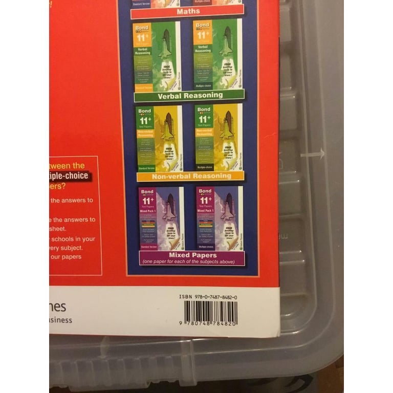 Bond 11+ Maths Test Papers Pack 1 & 2