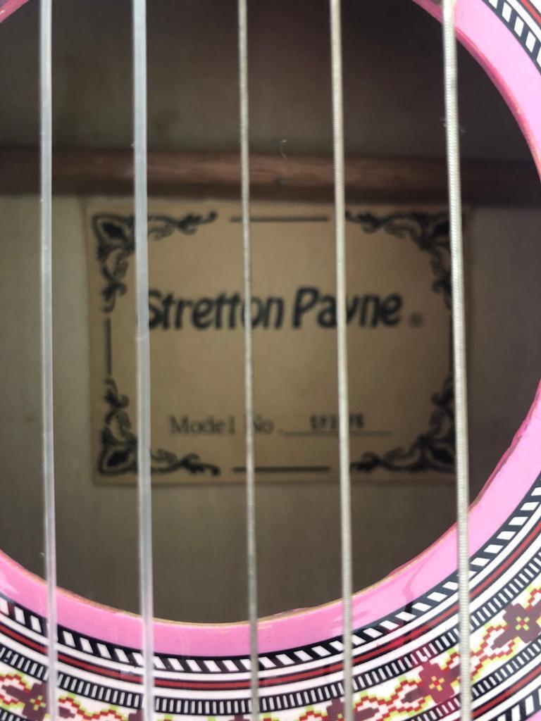 Pink guitar