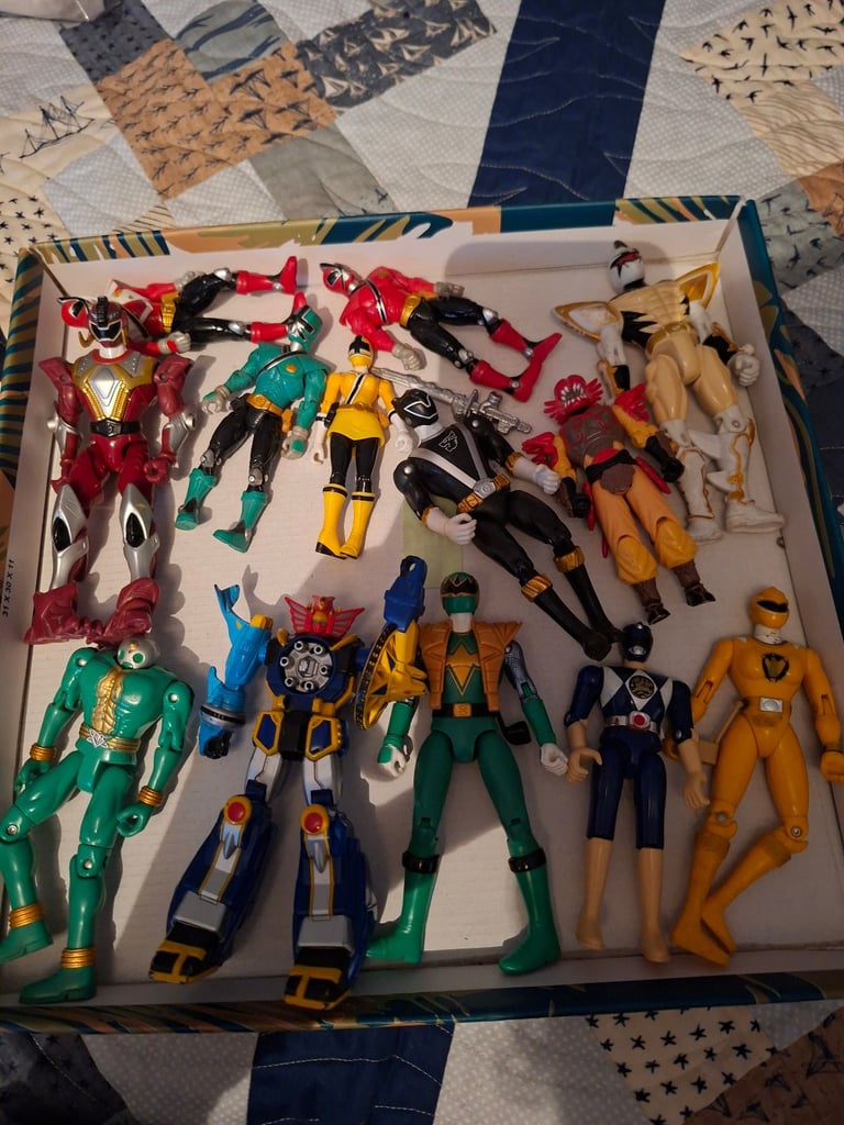Variety of action figures