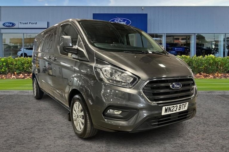 image for 2023 Ford Transit Custom 320 Limited L2 LWB Double Cab In Van FWD 2.0 EcoBlue 130ps Low Roof, AIR...