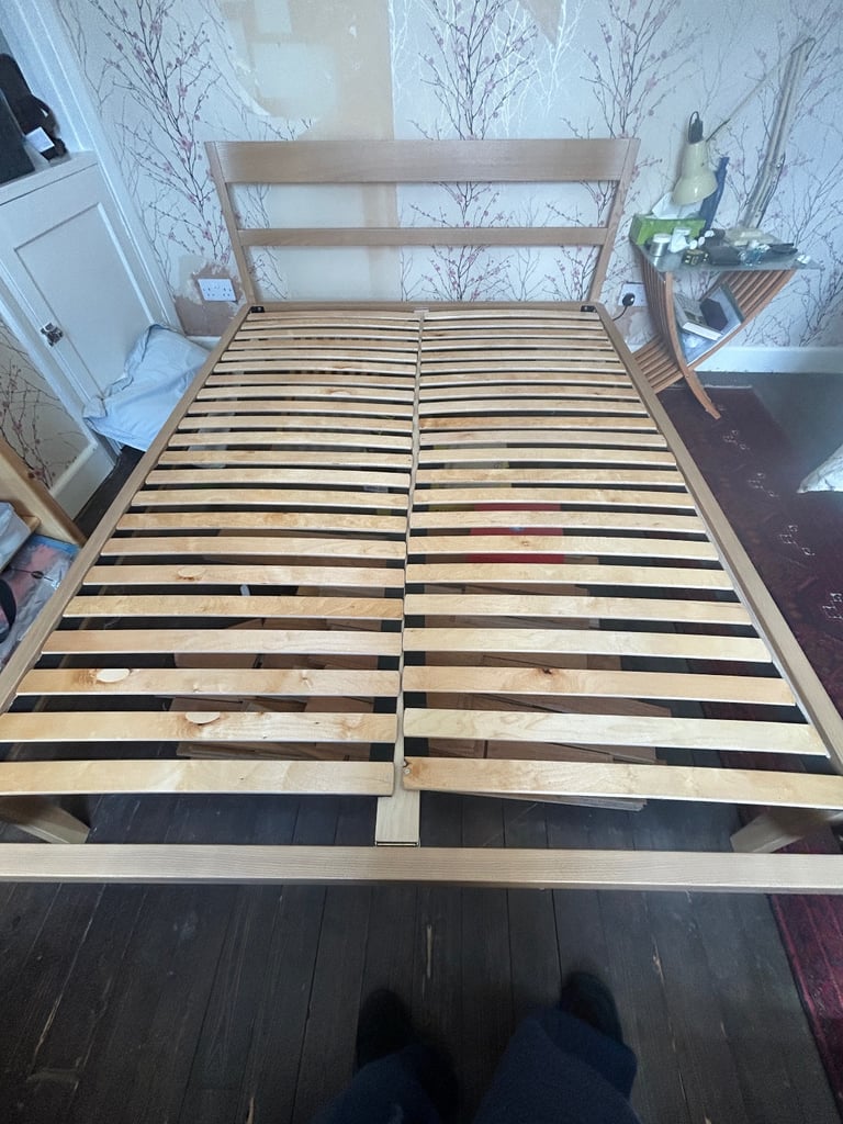 image for Habitat Wooden bed, frame only, 5ft wide