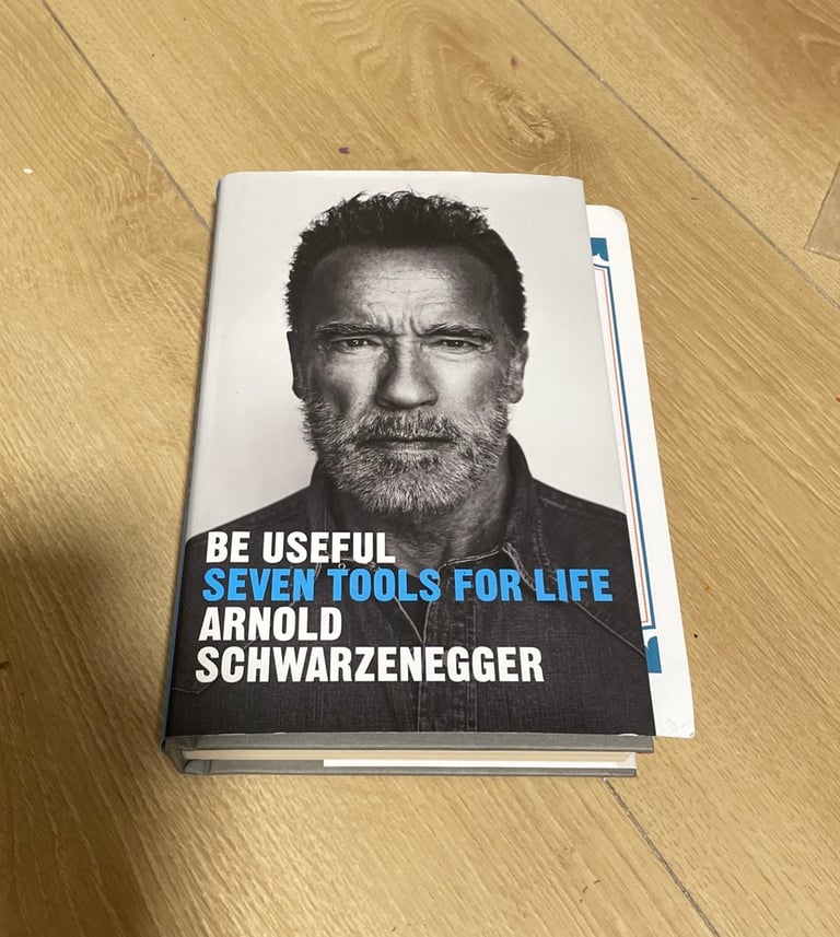 image for SIGNED Arnold Schwarzenegger Book Be Useful 7 Tools For Life First Edition & COA