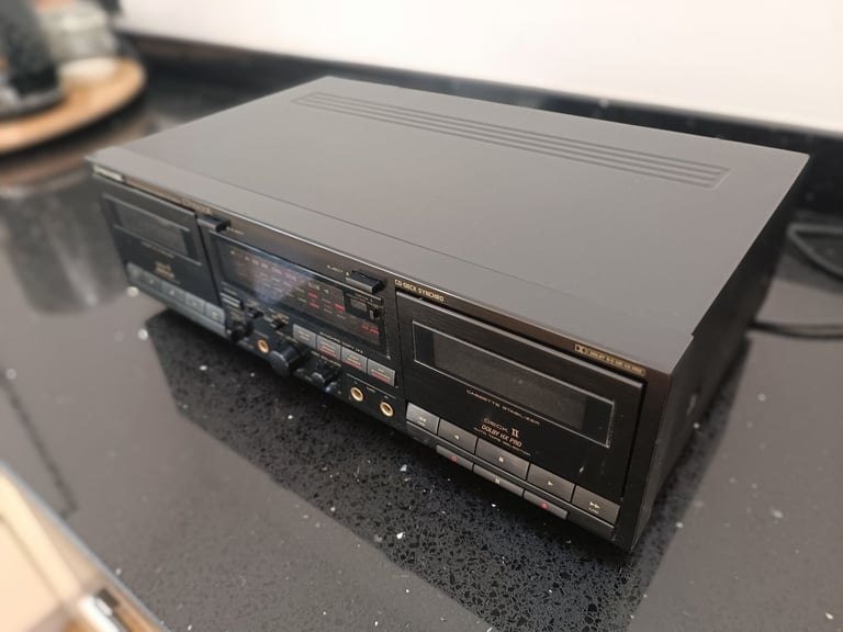 Vintage Pioneer CT-W630R Double Cassette Deck