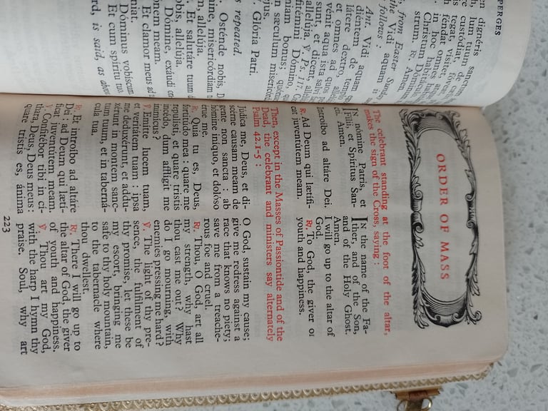  liturgy book...The small missal.