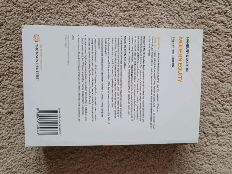 Modern Equity Law Book