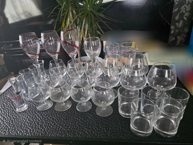 image for A good number of glasses all in good condition.