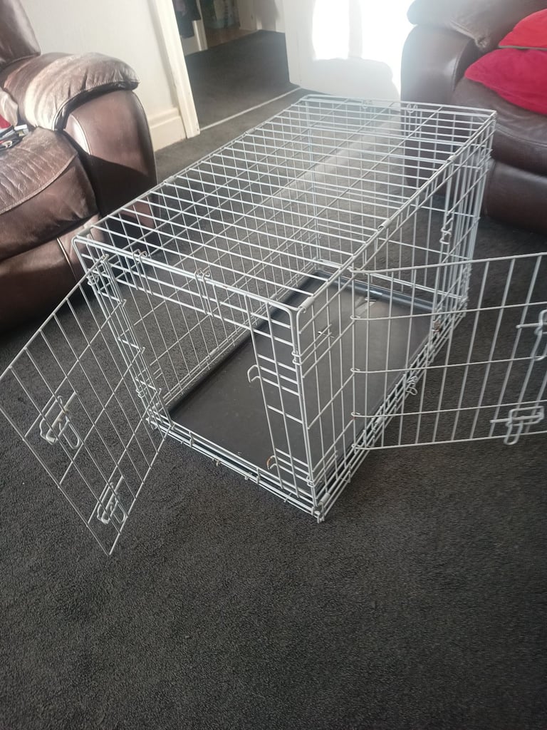 image for Quality Dog Cage has Plasticated Finish 2ft 6inches x 20 inches wide 