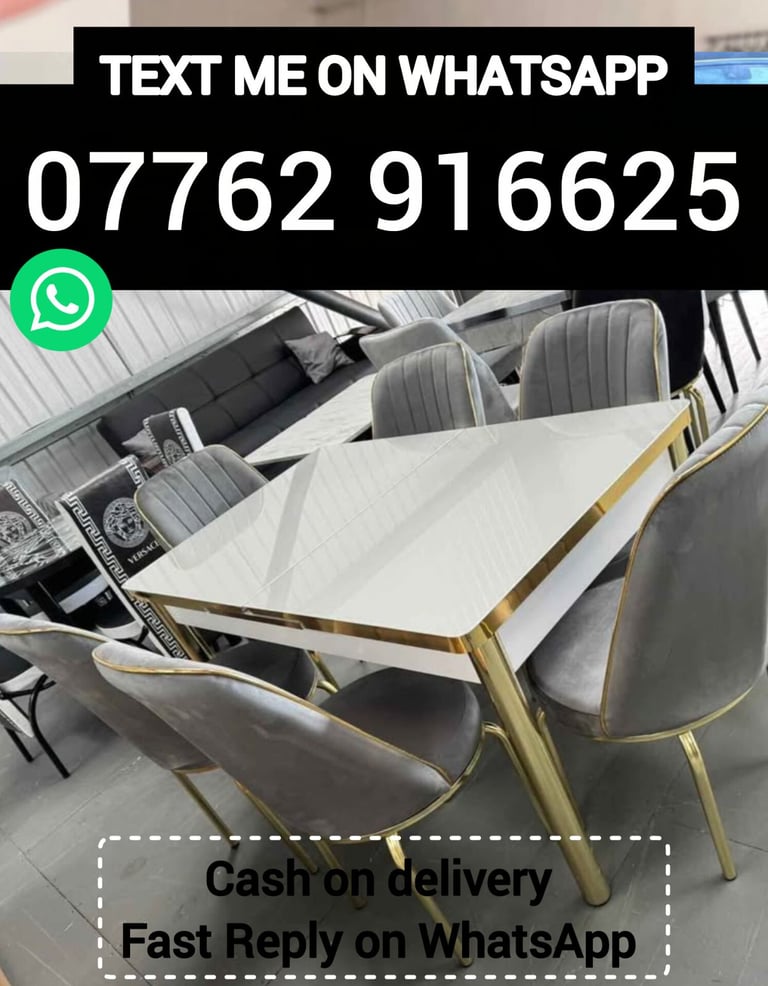 image for Brand New Dining table and chiars.