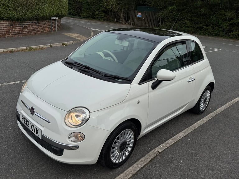 2012 Fiat 500 1.2 Lounge 3dr Dualogic [Start Stop] £20 Road Tax, ULEZ HATCHBACK Petrol Automatic